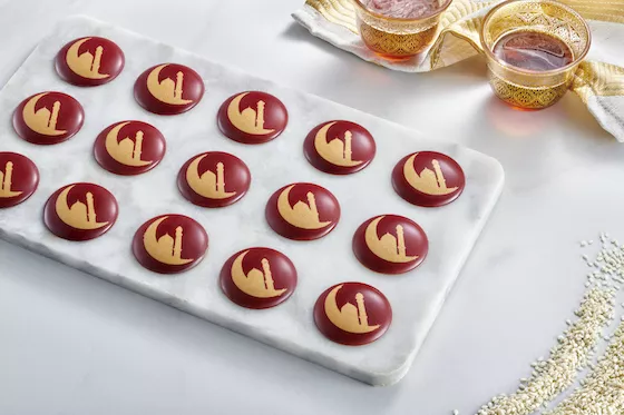 Lemon Sesame Pralines from Chocolate Academy Dubai